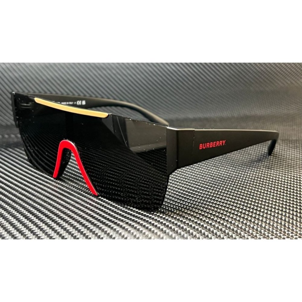 Burberry 60mm Men's Black Sunglasses